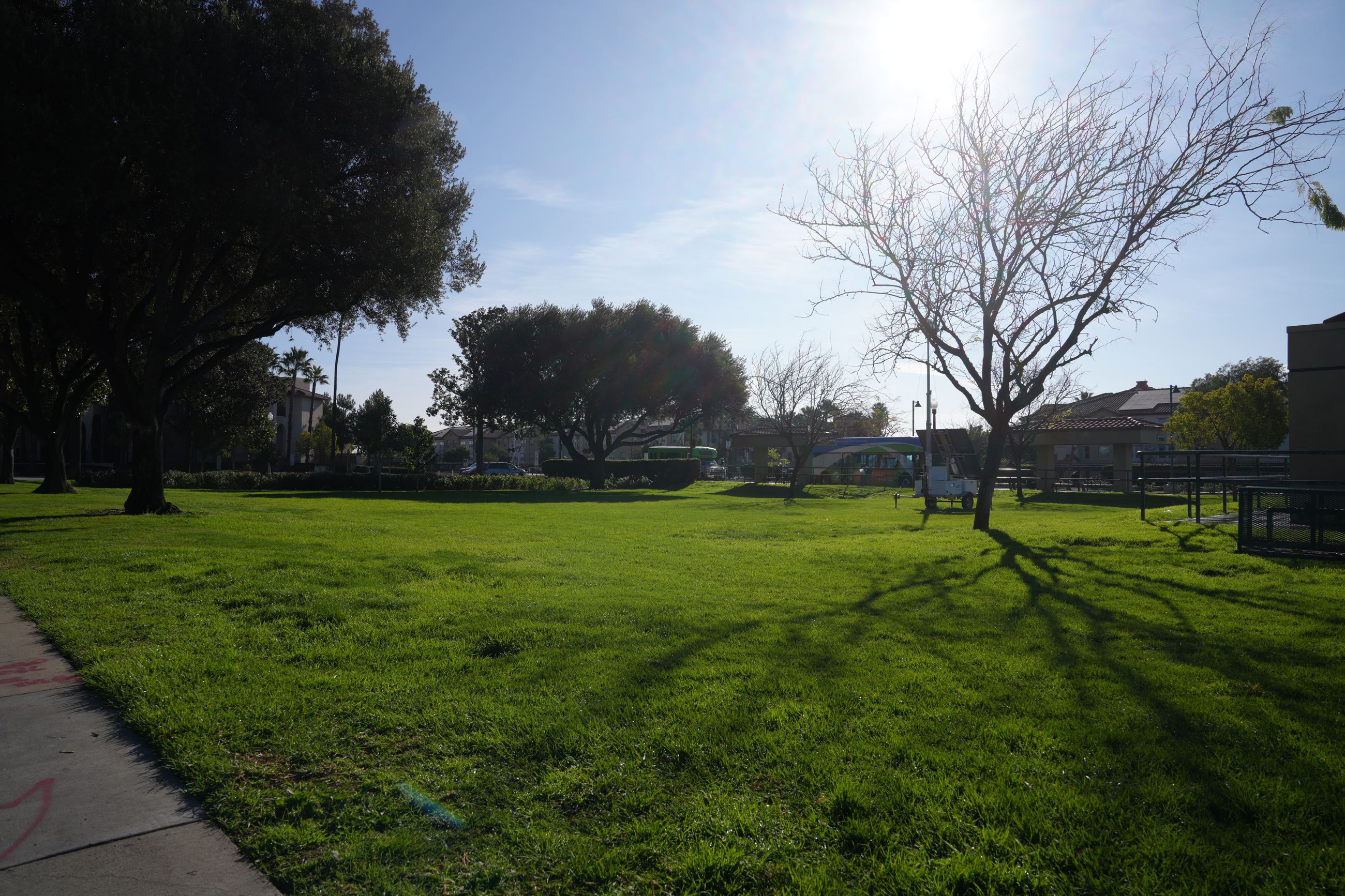 Photo of open grass area at Santa Fe Park
